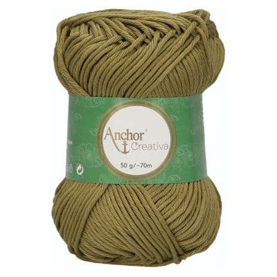 Anchor CREATIVA Cotton Yarn 395 Olive Green