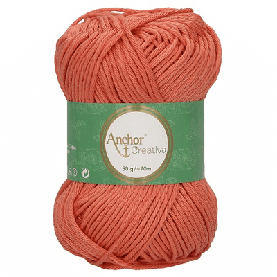 Anchor CREATIVA Cotton Yarn 427 Light Orange