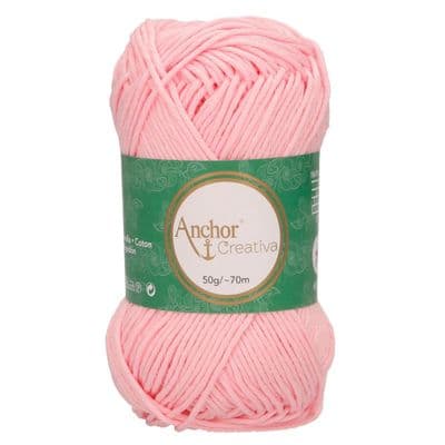 Anchor CREATIVA Cotton Yarn 48 Light Pink