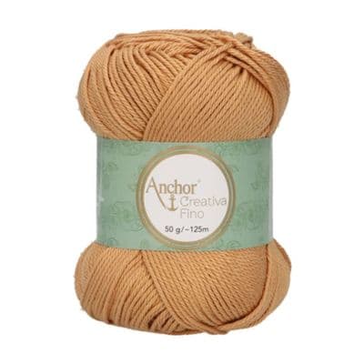 Anchor Creativa FINO Cotton Yarn 179 Ochre