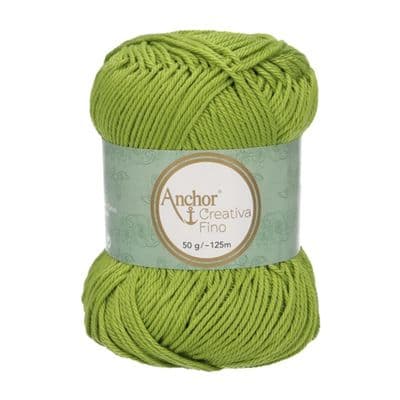 Anchor Creativa FINO Cotton Yarn 205 Apple Green