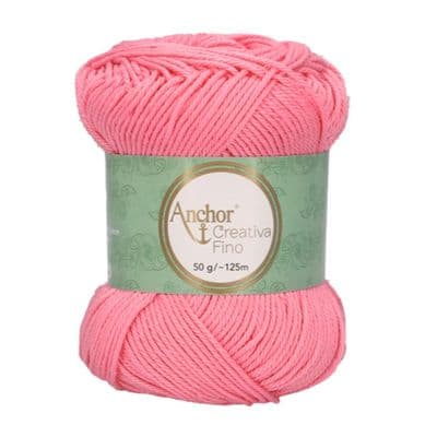 Anchor Creativa FINO Cotton Yarn 225 Pink
