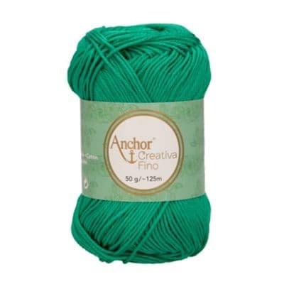 Anchor Creativa FINO Cotton Yarn 241 Kelly Green