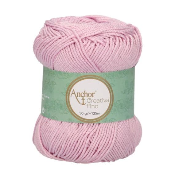 Anchor Creativa FINO Cotton Yarn 246 Lilac/Pink