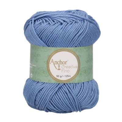 Anchor Creativa FINO Cotton Yarn 247 Cloud Blue