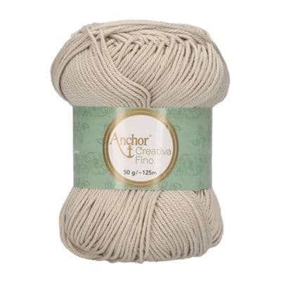 Anchor Creativa FINO Cotton Yarn 248 Stone Grey