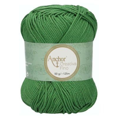 Anchor Creativa FINO Cotton Yarn 412 Moss Green
