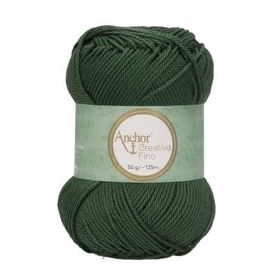 Anchor Creativa FINO Cotton Yarn 419 Herb Green