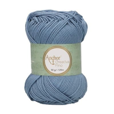 Anchor Creativa FINO Cotton Yarn 421 Blue Jeans