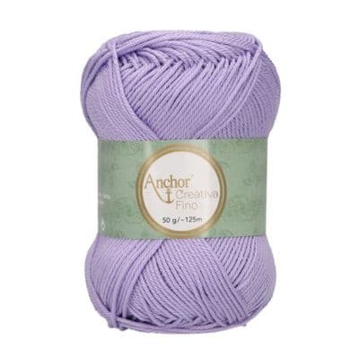 Anchor Creativa FINO Cotton Yarn 422 Lilac