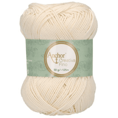 Anchor Creativa FINO Cotton Yarn 926 Cream
