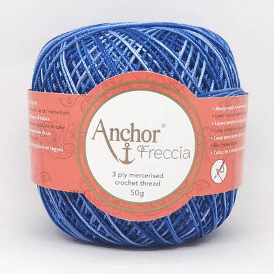 Anchor Freccia Multicolour No.12 Crochet Cotton 1210 Royal Blue