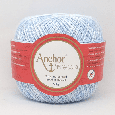 Anchor Freccia Multicolour No.12 Crochet Cotton 1212 Baby Blue