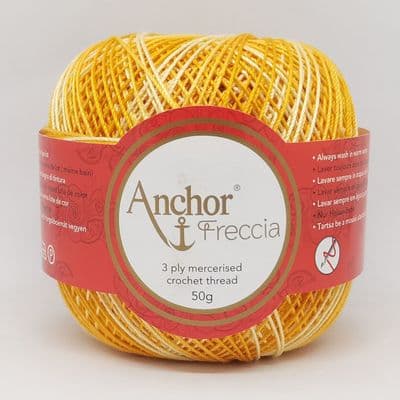 Anchor Freccia Multicolour No.12 Crochet Cotton 9429 Orange