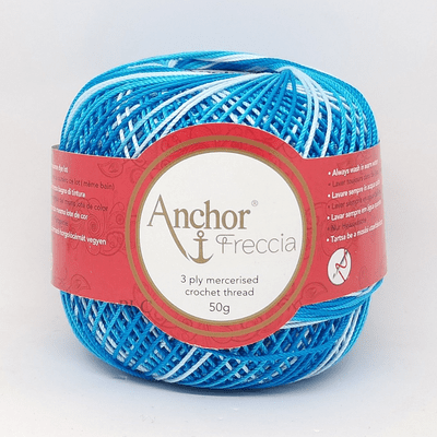 Anchor Freccia Multicolour No.12 Crochet Cotton 9433 Kingfisher