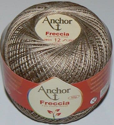 Anchor Freccia Multicolour No.12 Crochet Cotton 9444 Taupe