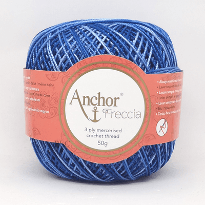 Anchor Freccia Multicolour No.6 Crochet Cotton 1210 Royal Blue