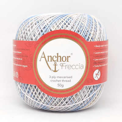 Anchor Freccia Multicolour No.6 Crochet Cotton 9427 Pastel Blend