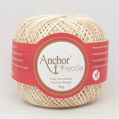 Anchor Freccia Multicolour No.6 Crochet Cotton 9438 Beige
