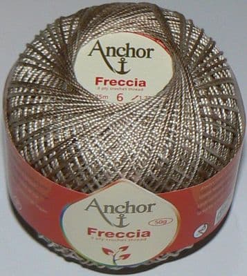 Anchor Freccia Multicolour No.6 Crochet Cotton 9444 Taupe