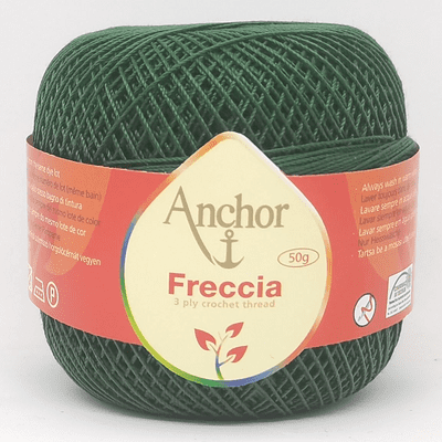 Anchor Freccia No.12 Crochet Cotton 0218 Dark Green