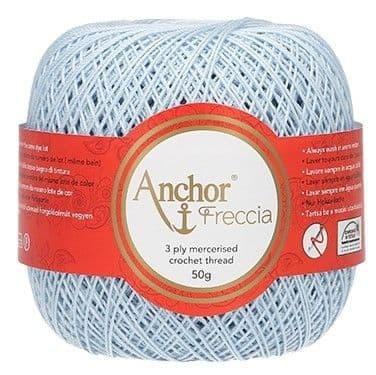 Anchor Freccia No.12 Crochet Cotton 128 Pale Blue