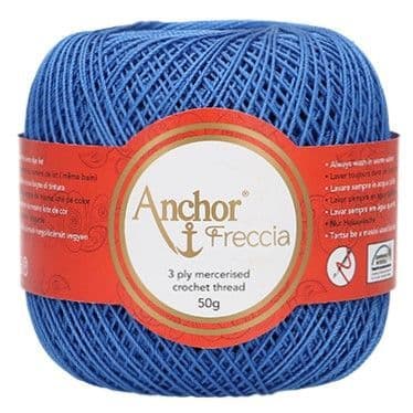 Anchor Freccia No.12 Crochet Cotton 142 Blue