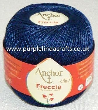 Anchor Freccia No.12 Crochet Cotton 150 Navy