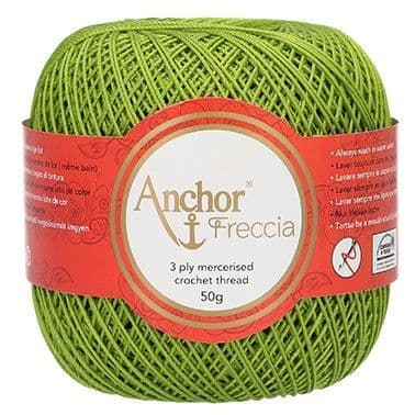 Anchor Freccia No.12 Crochet Cotton 255 Green
