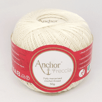 Anchor Freccia No.12 Crochet Cotton 6650 Cream 50g