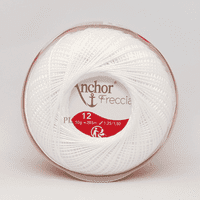 Anchor Freccia No.12 Crochet Cotton 7901 White 50g