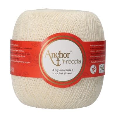 Anchor Freccia No.16 Crochet Cotton 6650 Cream 100g