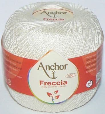 Anchor Freccia No.25 Crochet Cotton 6650 Cream