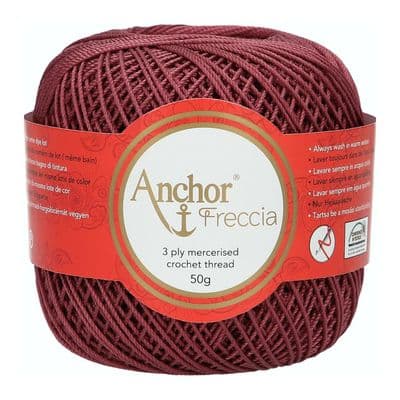 Anchor Freccia No.6 Crochet Cotton 1019 Grape