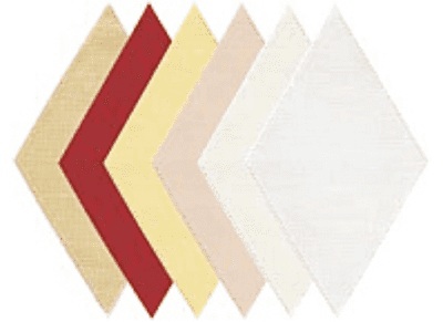 Anchor Home Fabric Shapes Patchwork Crochet RHOMB Ecru 390