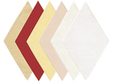 Anchor Home Fabric Shapes Patchwork Crochet RHOMB Ecru 390