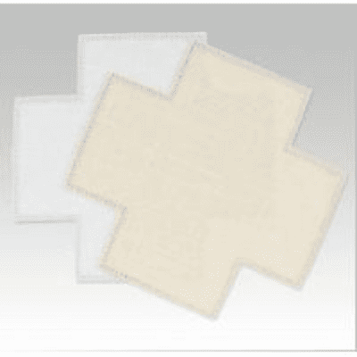 Anchor Home Patchwork Crochet Fabric Shapes Doilies CROSS White 01