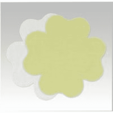 Anchor Home Patchwork Crochet Fabric Shapes Doilies TREFOIL Lt Green 1043