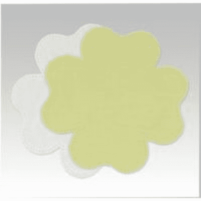 Anchor Home Patchwork Crochet Fabric Shapes Doilies TREFOIL White 01