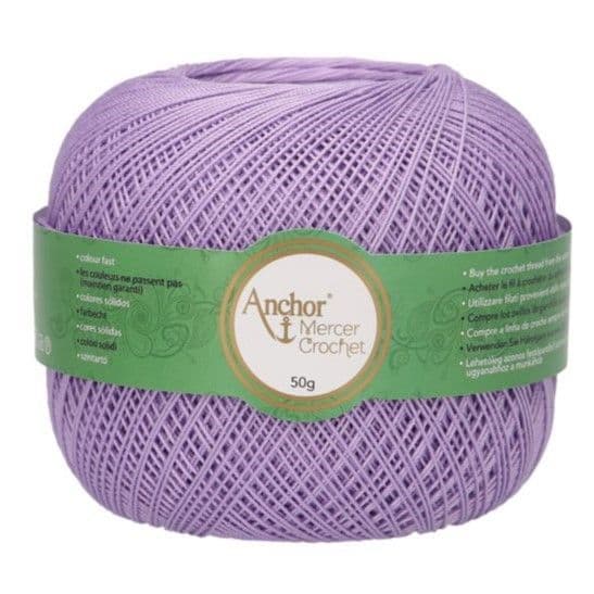 Anchor Mercer No 20 Crochet Cotton 108 Lilac