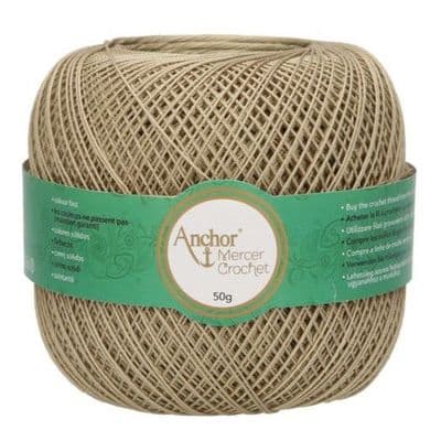 Anchor Mercer No.20 Crochet Cotton 831 Taupe