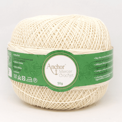 Anchor Mercer No.20 Crochet Cotton – Premium Mercerised Thread