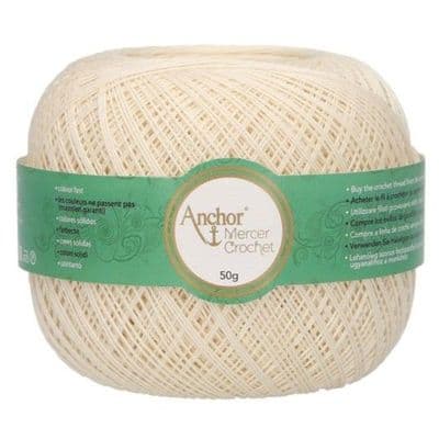 Anchor Mercer No.20 Crochet Cotton 926 Cream