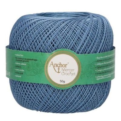 Anchor Mercer No.20 Crochet Cotton 977 Denim Blue