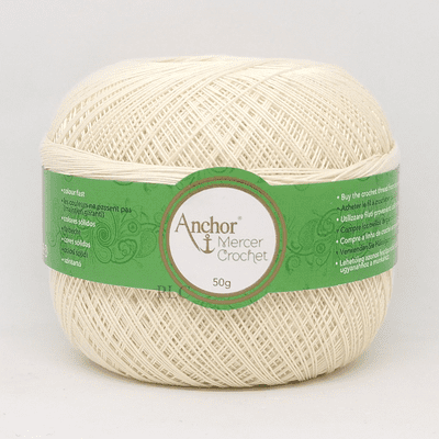 Anchor Mercer No.40 Crochet Cotton 926 Cream 50g