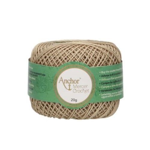 Anchor Mercer No 60 Crochet Thread 831 Taupe 20g