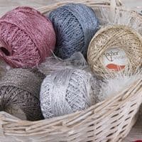 Anchor Metallic Crochet Thread No.5 - 311 Steel Blue