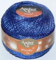 Anchor Metallic Crochet Thread No.5 - 320 Blue