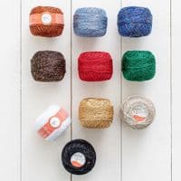 Anchor Metallic Crochet Thread No.5 - 342 Black