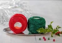 Anchor Metallic Fine Crochet Thread 318 RED